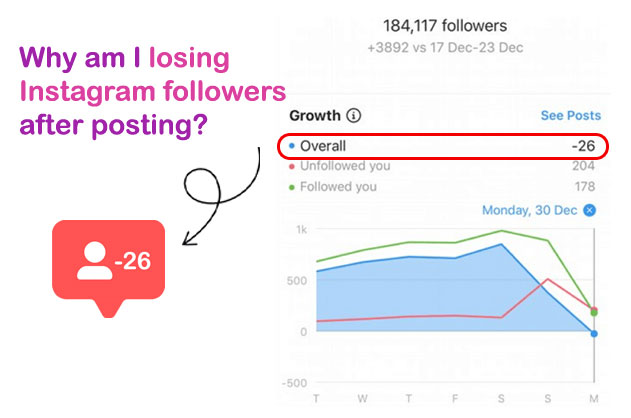 Why losing Instagram followers?