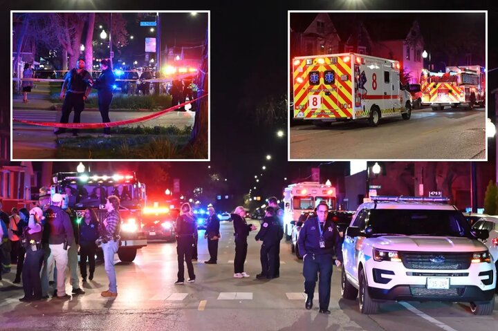 Mass shooting in Chicago/ an 8-year-old child was killed and 10 others ...