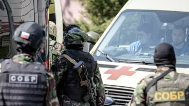 15 police officers were killed in terrorist attacks in Dagestan