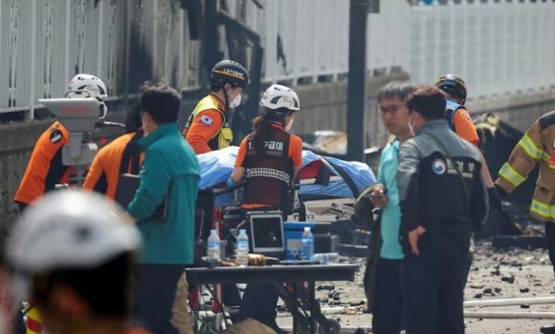 16 killed in a fire at a battery factory in South Korea