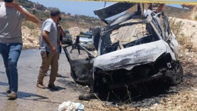 A martyr in the Israeli drone attack on a car in southern Lebanon