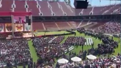 American Stanford University students protest against the Gaza war + film