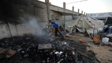 Bombardment of al-Mawasi camp in Rafah again