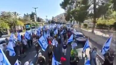 Clash of “Knesset” guards with protesting settlers