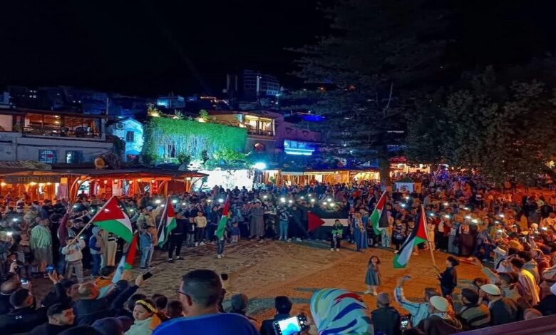 Demonstration of thousands of people in the Maghreb in solidarity with the people of Gaza