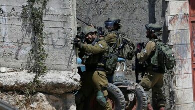 Direct shooting of Zionist soldiers at Palestinian youths in the West Bank