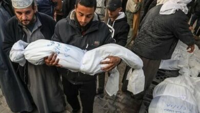 Dozens of martyrs and wounded were left behind in the wave of early morning attacks against Gaza