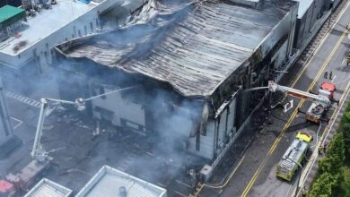 Fire in the lithium battery factory in Seoul/ 21 people caught in the flames