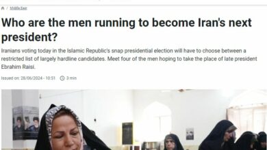 France 24: The long queue of Iranian people at the polls