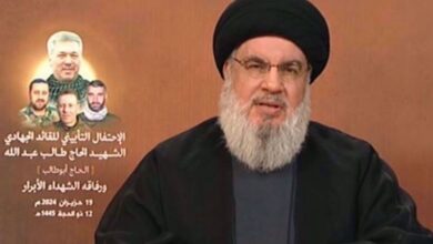 Hebrew sources: Nasrallah gave one of the most powerful speeches