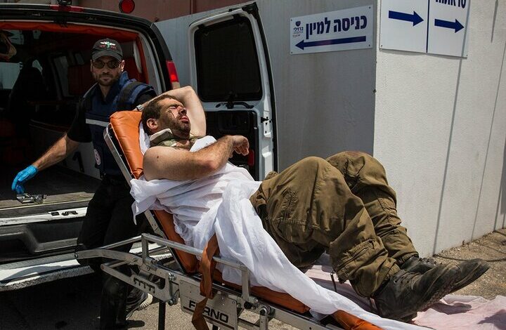 Injured 22 Zionist soldiers in the battles of Jenin and northern occupied Palestine