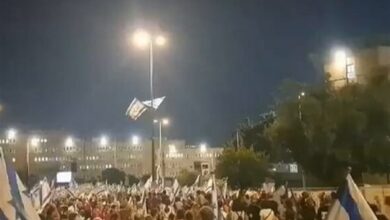 Intensification of protests against the ruling structure of Israel/gathering in front of the Knesset