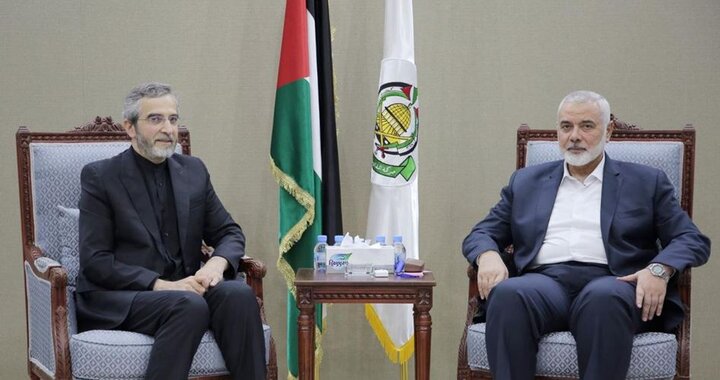 Ismail Haniyeh praises the positions of Iran and other fronts supporting Gaza