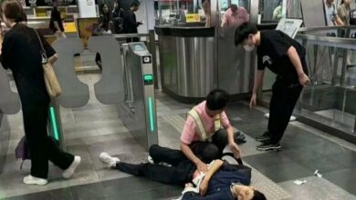 Knife attack in Shanghai subway / 3 people were injured