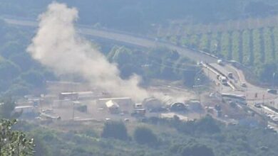 Lebanese Hezbollah’s missile attack on the positions of the Zionist army