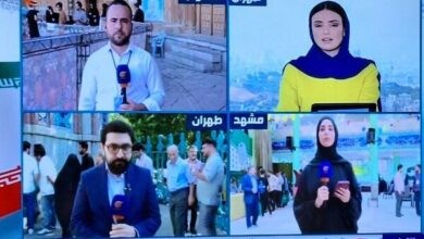 Live report by Al-Mayadin reporters from Tehran, Mashhad and Isfahan