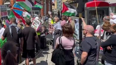 Massive demonstrations in support of Palestine in 4 European countries