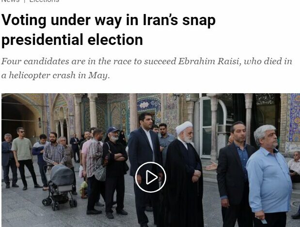 Real-time coverage of Iran’s elections on Al Jazeera English channel