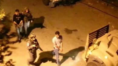 The attack of the Zionist military on the West Bank and the arrest of Palestinians