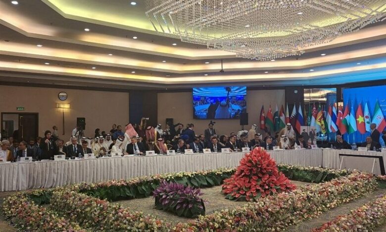 The beginning of the meeting of foreign ministers of the Asian Cooperation Dialogue Forum