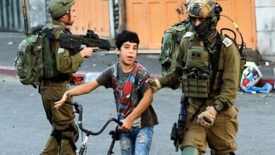 The captivity of 640 Palestinian children in the West Bank / the arrest of a seven-year-old child