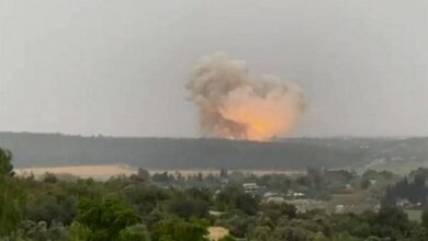 The explosion of a car bomb in the north of Tel Aviv + film