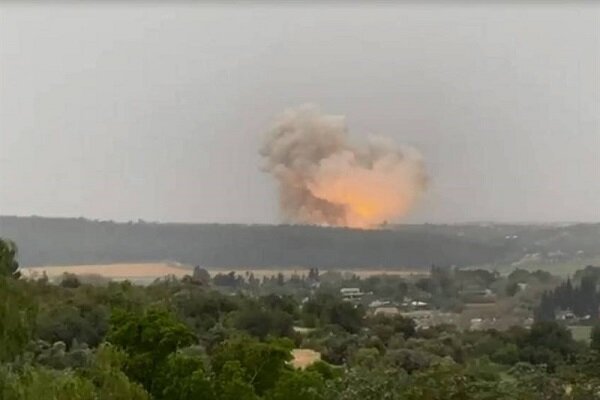 The explosion of a car bomb in the north of Tel Aviv + film