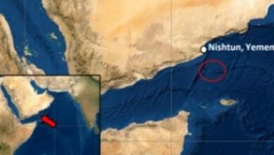 The occupants of a ship were evacuated in southern Yemen