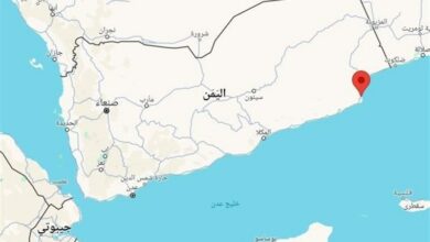 The occurrence of a marine accident in the southeast of Yemen