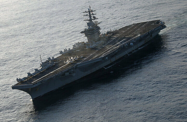 The sudden departure of America’s main terrorist aircraft carrier from the Red Sea