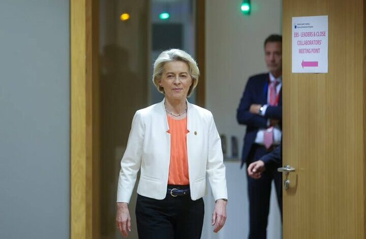  Ursula von der Leyen was re-elected as the President of the European Commission
