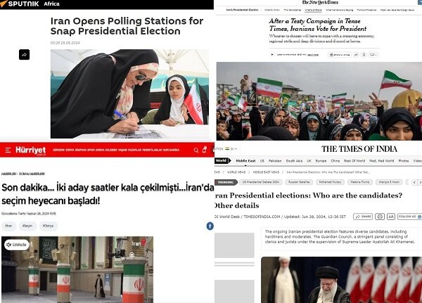 Wide coverage of Iran’s presidential election in international media