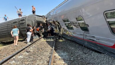 140 injured in a train collision with a truck in Russia