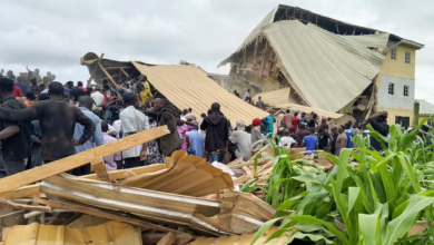 16 dead after the collapse of a school building in Nigeria