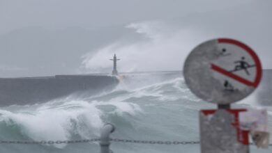 203 dead and injured after a terrible storm in Taiwan