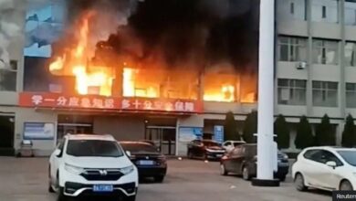 6 dead in a shopping mall fire in China