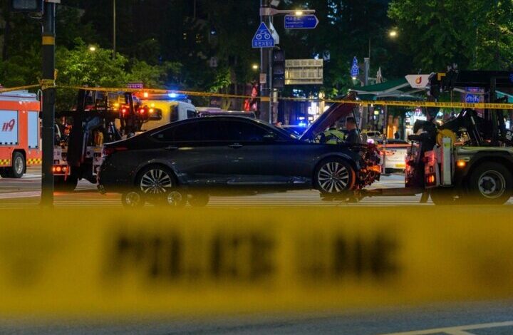 A car hit pedestrians in Seoul/ 9 people were killed