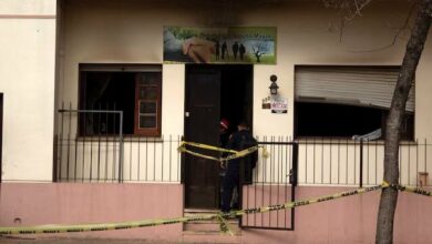 A fire in a nursing home in Uruguay/at least 10 people died