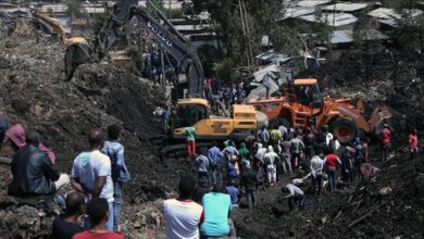 A landslide in Ethiopia claimed 20 lives