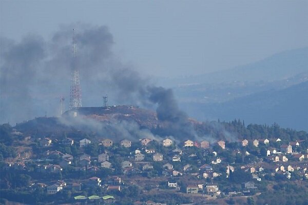 A massive fire broke out in the north of the occupied lands