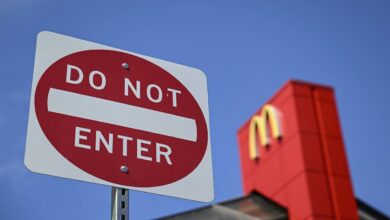 A sharp decline in McDonald’s sales