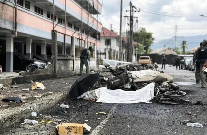 An improvised explosive device exploded on the border of Thailand and Malaysia/18 people were killed and injured