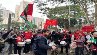 Anti-Zionist demonstrations in Sao Paulo, Brazil + pictures