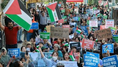 Anti-Zionist demonstrations in South Korea