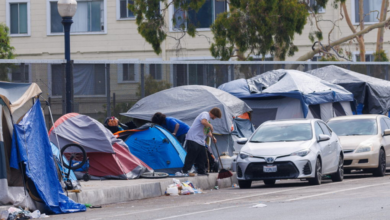 California collects homeless tents from urban areas