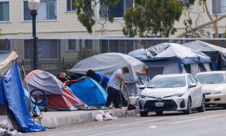 California collects homeless tents from urban areas