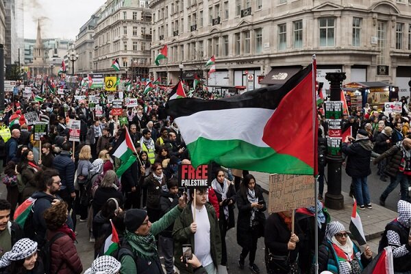 Continued demonstrations in all parts of the world in support of Palestine