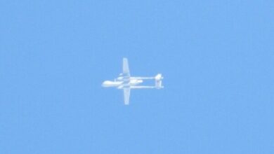 Downing of two Israeli army drones during the ground battle in Gaza