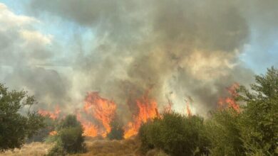 Fire in the north of the occupied territories due to Hezbollah attacks