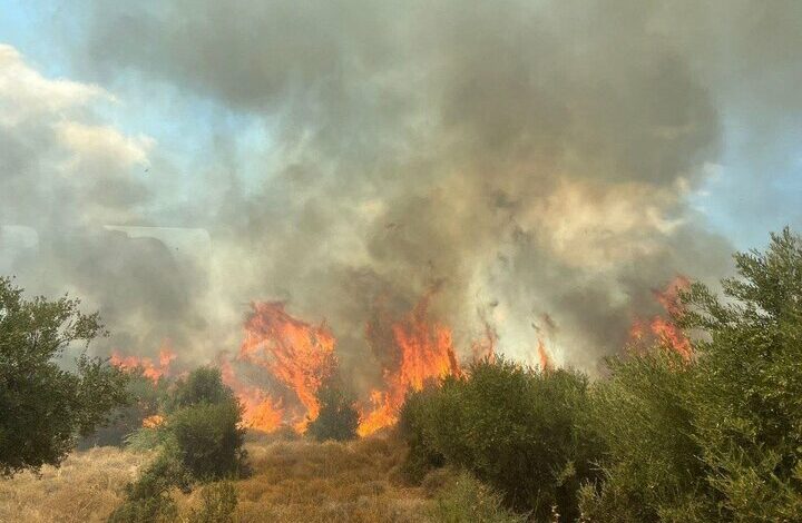 Fire in the north of the occupied territories due to Hezbollah attacks